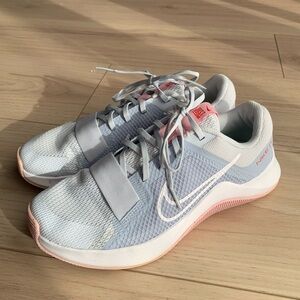 Nike Athletic shoes size 8 workout walking baby blue